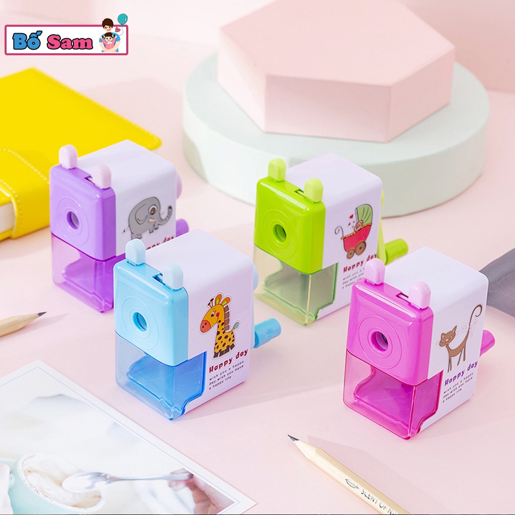 Gọt bút chì có tay quay hình cute dễ thương cao cấp hàng loại 1 Shop Bố Sam