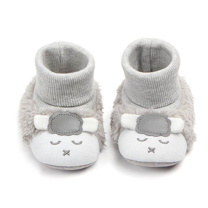 Giày cotton mềm mại họa tiết hoạt hình đáng yêu cho bé