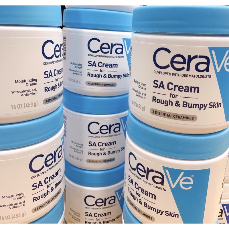 Kem dưỡng CeraVe SA Cream Rough &amp; Bumpy Skin