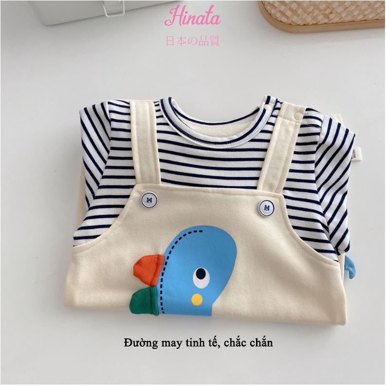 Bộ body Sleepsuit cho bé trai HINATA - Chất vải mềm mịn thoáng khí BF22