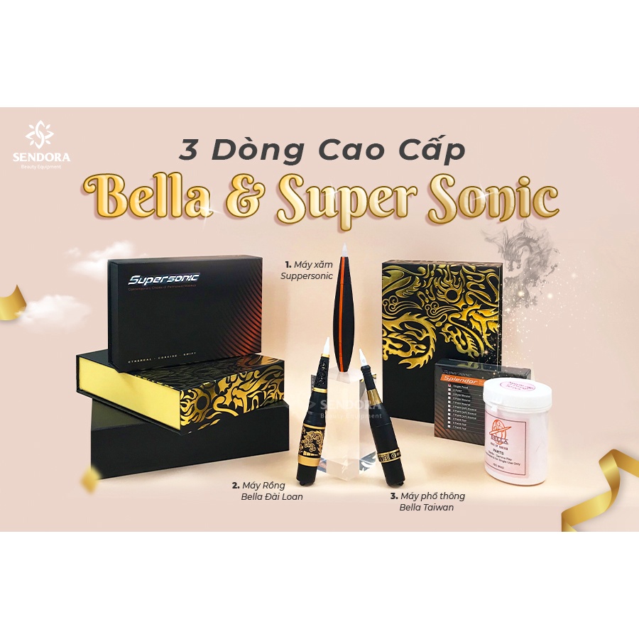 Máy rồng - Máy phun xăm rồng Bella chính hãng Đài Loan