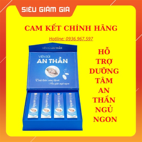 ✅ Viên Sủi An Thần ❤️[ CHÍNH HÃNG ] ❤️ Hỗ Trợ Dưỡng Tâm, An Thần, Ngủ ngon TUÝP 20 VIÊN