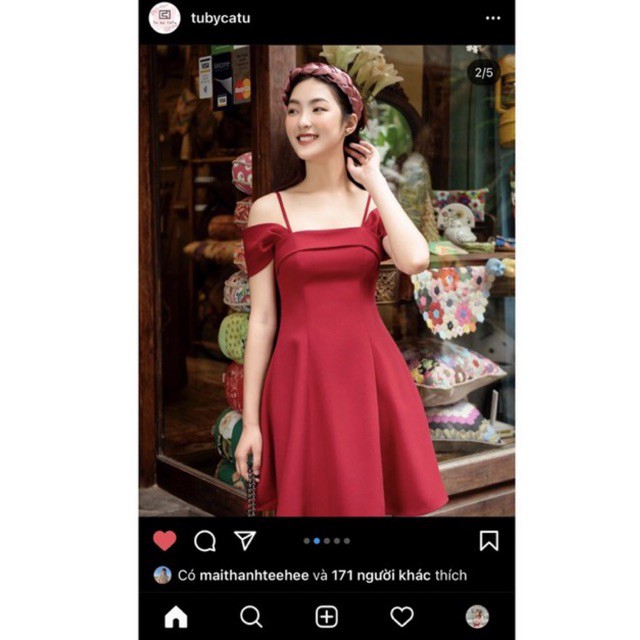 Đầm đỏ của TUBYCATU