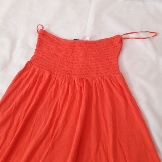 Đầm ống nhún ngực đi biển secondhand