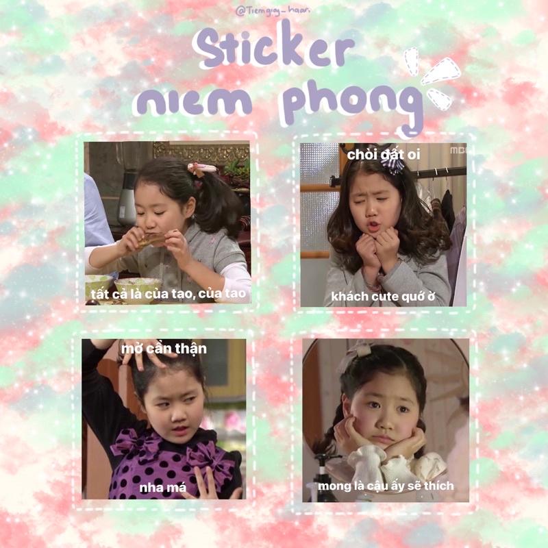 Sticker niêm phong heri - gia đình là số 1 | Tiệm giấy của Hân