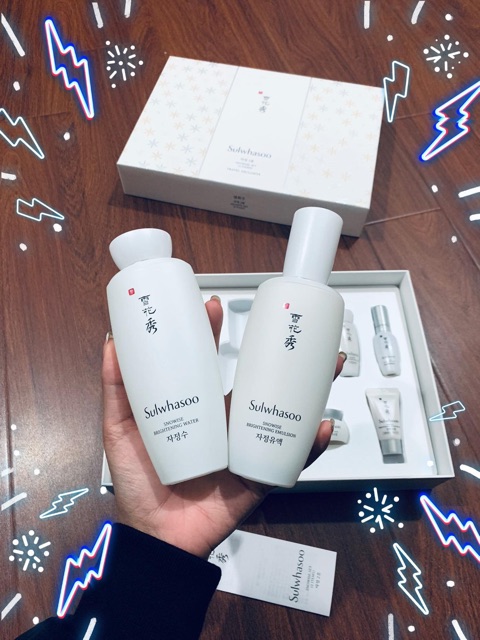 [ CHÍNH HÃNG 100%] Bộ dưỡng da Sulwhasoo Snowise Water chiết xuất bạch sâm giúp dưỡng trắng da từ sâu bên trong