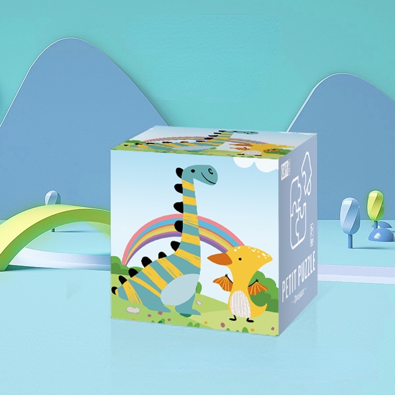 ZHAN QI TOYS Đồ chơi xếp hình 25 mảnh hình động vật/xe hơi/tàu lửa/ theo phương pháp Montessori Alat Belajar cho trẻ em