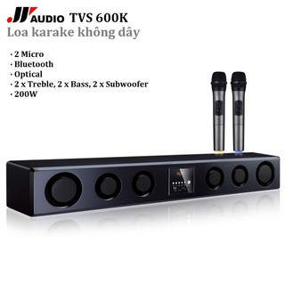 Dàn Karaoke soundbar cao cấp TVS-600K Kèm 2 Micro không dây cao cấp