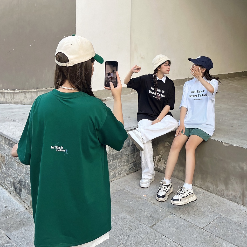 MADMIND® Chính Hãng - Áo thun Cool  màu đen - cổ tròn, cotton thoáng mát - Essential Collection Form Rộng Unisex