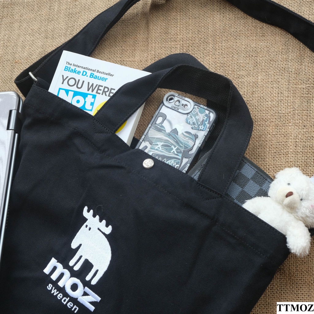 Túi vải canvas Moz sweden đựng laptop , đồ dùng tiện lợi - THEGATE