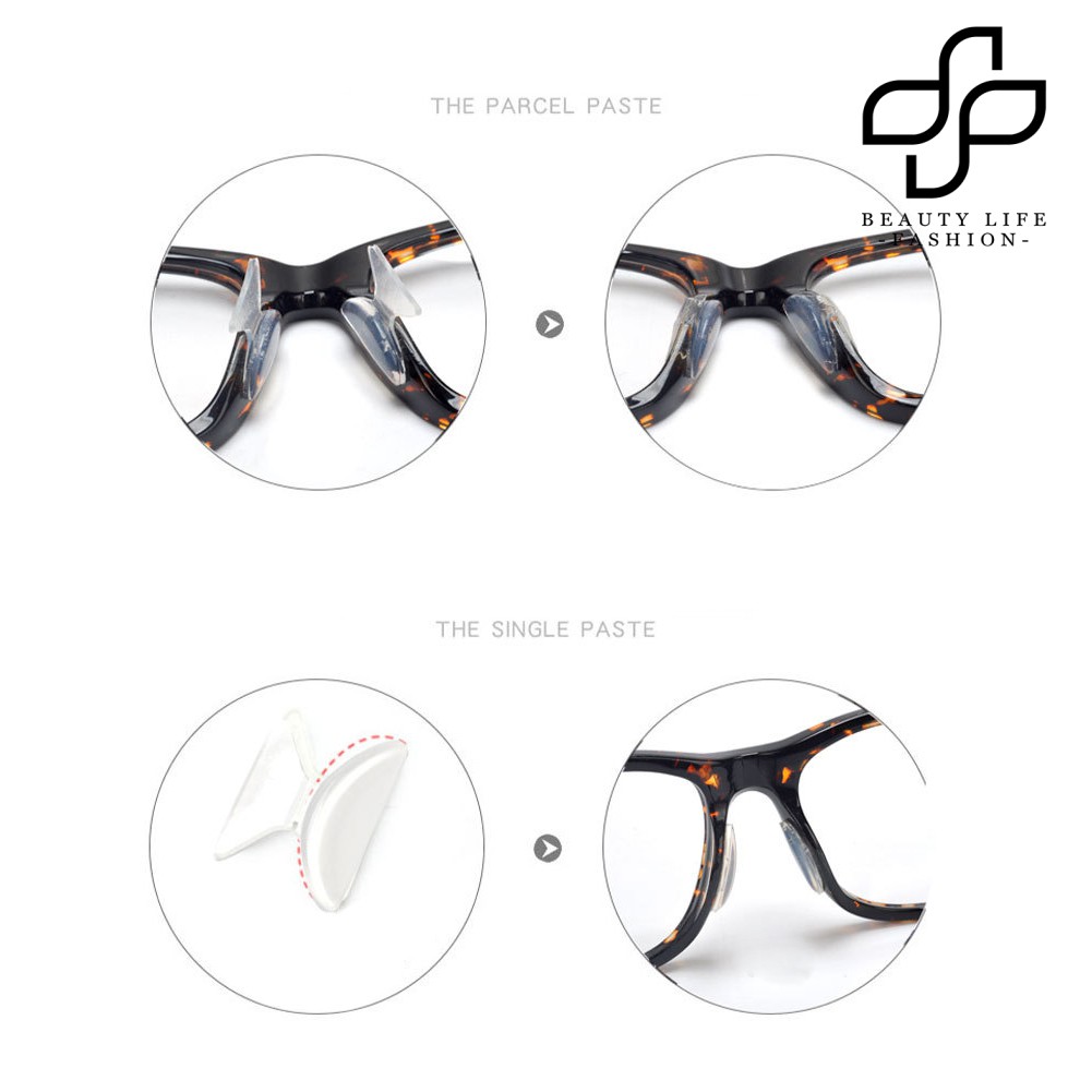 Miếng đệm mũi chống trượt gắn kính mắt bằng Silicon tiện lợi