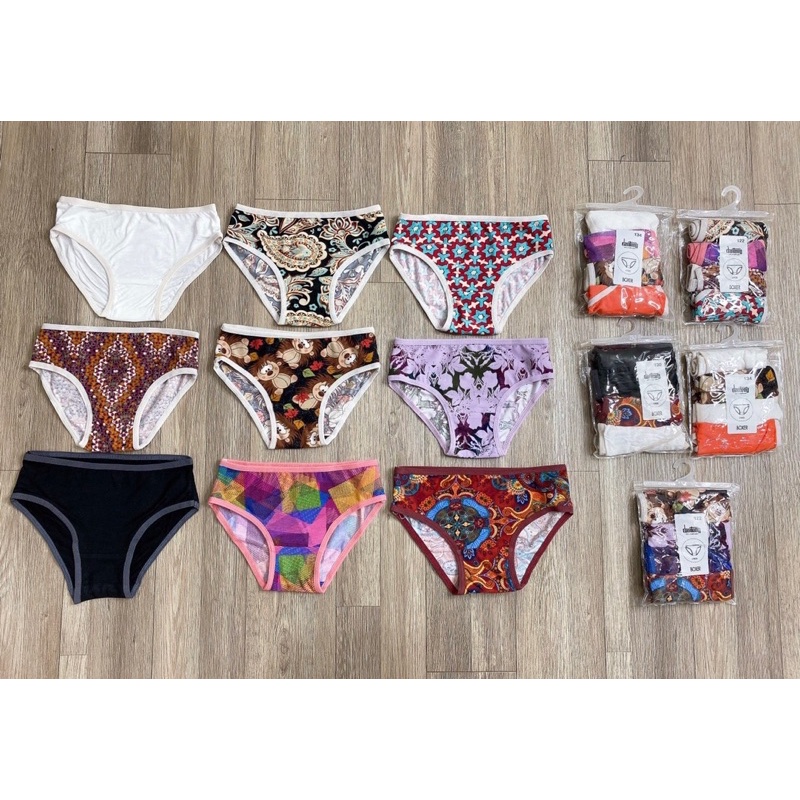 Set 2-8c Quần chíp đùi- tam giác  Bé gái cực hiếm  hãng
