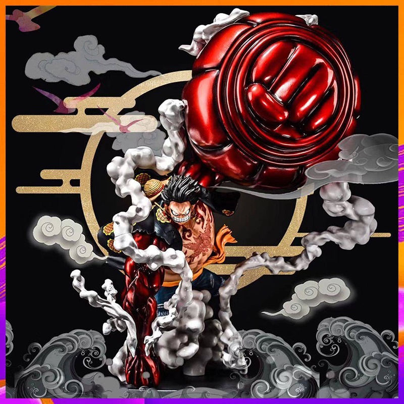 [Mã 11LSSALE giảm 100% đơn 50k] One Piece Anime Four Gear Luffy Great Ape King Gun GK Mô hình quá khổ Tượng