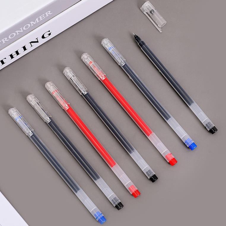 BÚT GEL NGÒI NHỎ 0.5mm BA MÀU ĐEN/XANH/ĐỎ CHẤT LƯỢNG VƯỢT TRỘI