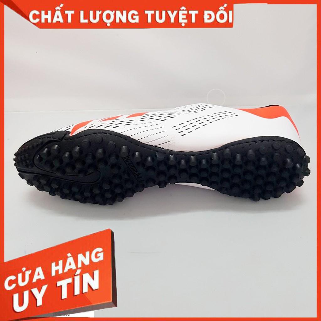 Giày đá bóng cao cấp X18F -trắng - cao su - khâu full giầy