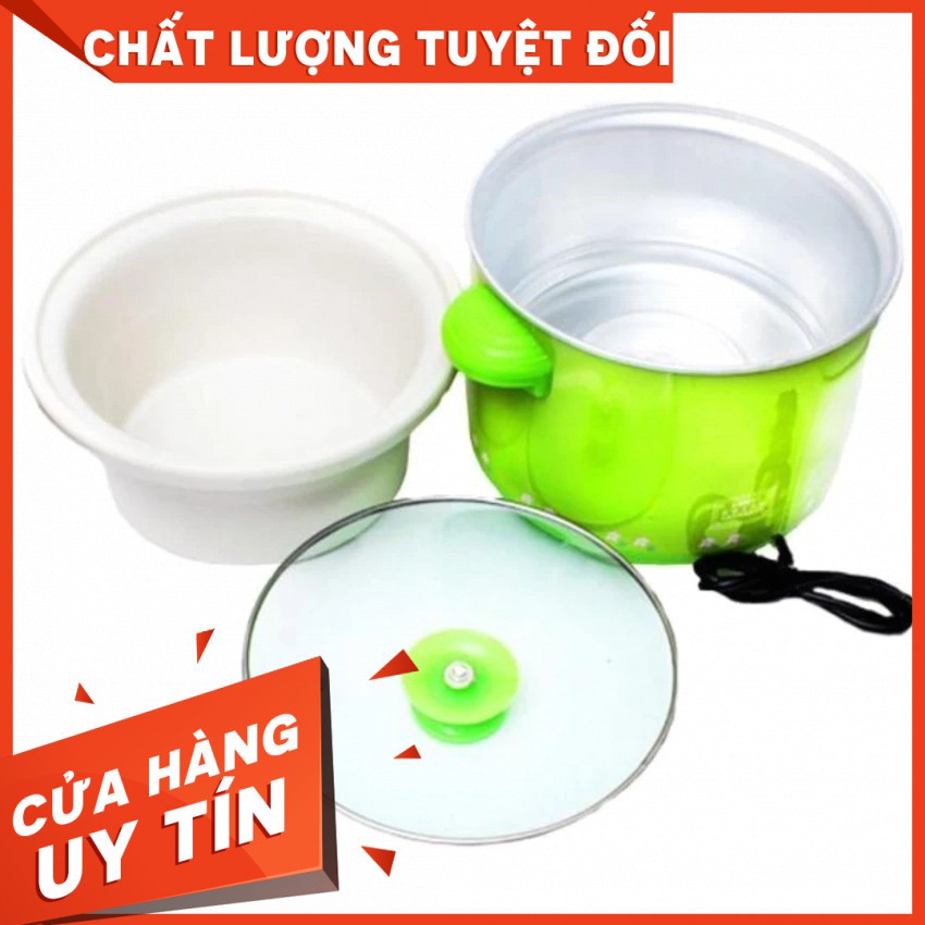 [ CHÍNH HÃNG ][ XẢ HÀNG ] Nồi hầm thịt nấu cháo kho cá đa năng tiện dụng 1.5L + Tặng lấy dáy tai có đèn trị giá 15k H3C