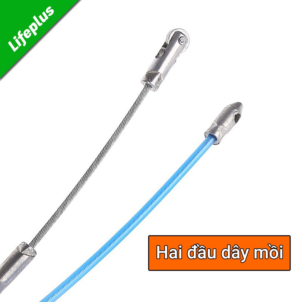 Dây mồi luồn ống lõi thép 1.2ly màu xanh