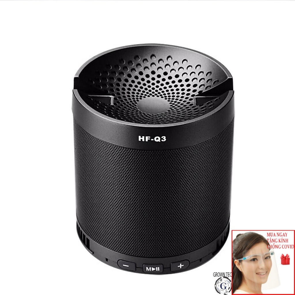 Loa bluetooth đa năng NTC HF-Q3 - âm bass, loa không dây cầm tay có giá đỡ điện thoại