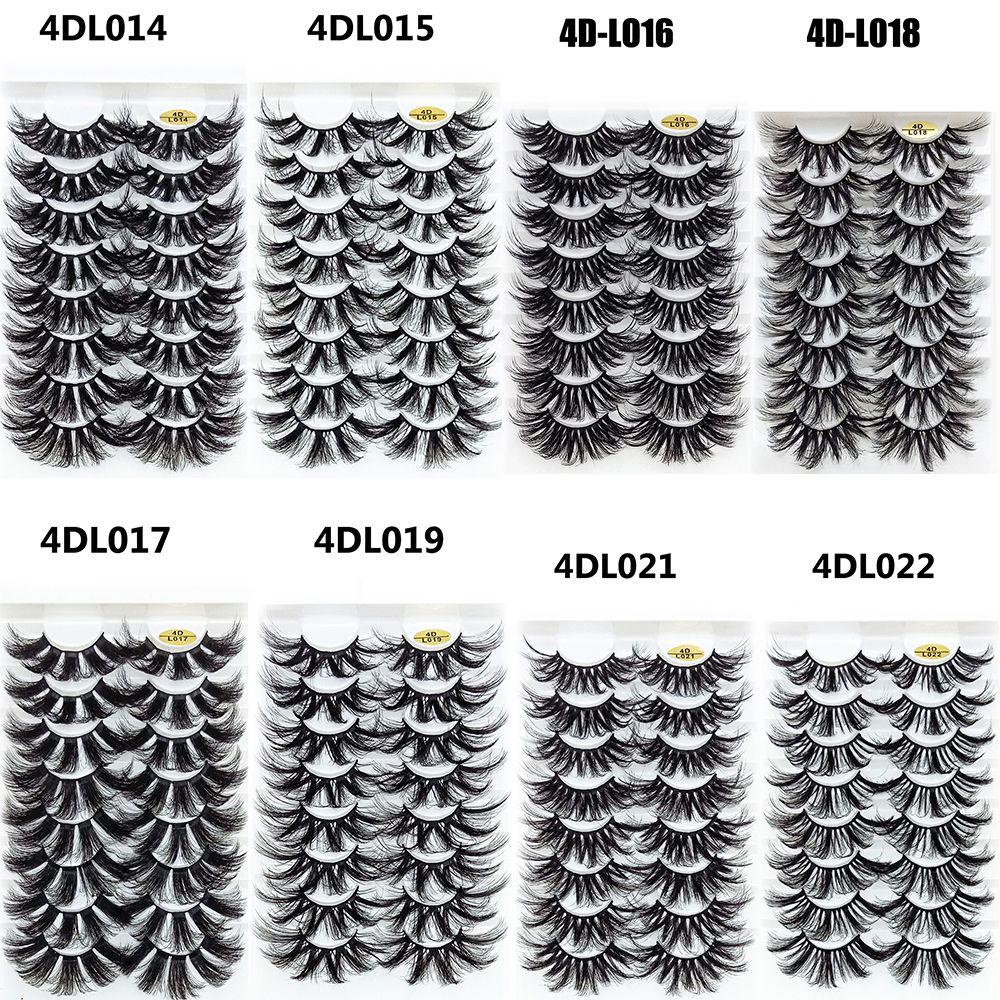 BORAG Set 8 Cặp Lông Mi Giả SKONHED Dày Dặn 4D Tự Nhiên