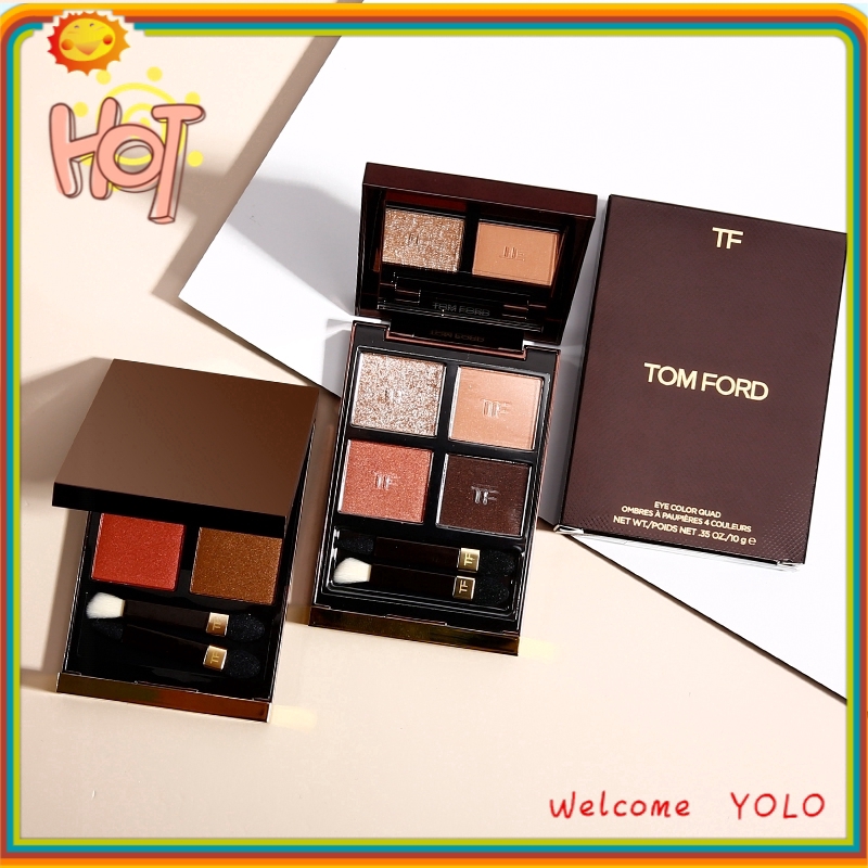 Yolo ❤ Bảng phấn mắt bốn màu Tom Ford / Tom Ford TF 01 04 26 phấn mắt màu đất