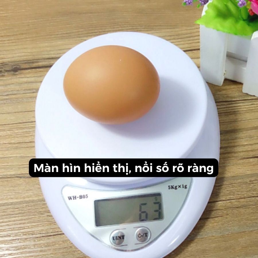 Cân Tiểu Ly Điện Tử Nhà Bếp Mini Định Lượng 1g - 5Kg Làm Bánh Độ Chính Xác Cao Tặng Kèm 2 Pin AAA