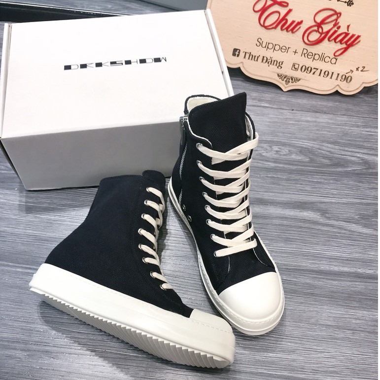 Giày thể thao sneaker RO cổ cao bản trung Hot trend đế thơm vani