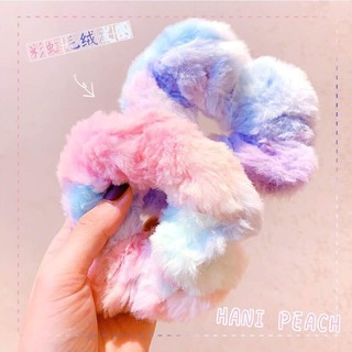 ❄️Chun cột tóc Scrunchies lông loang mềm mịn