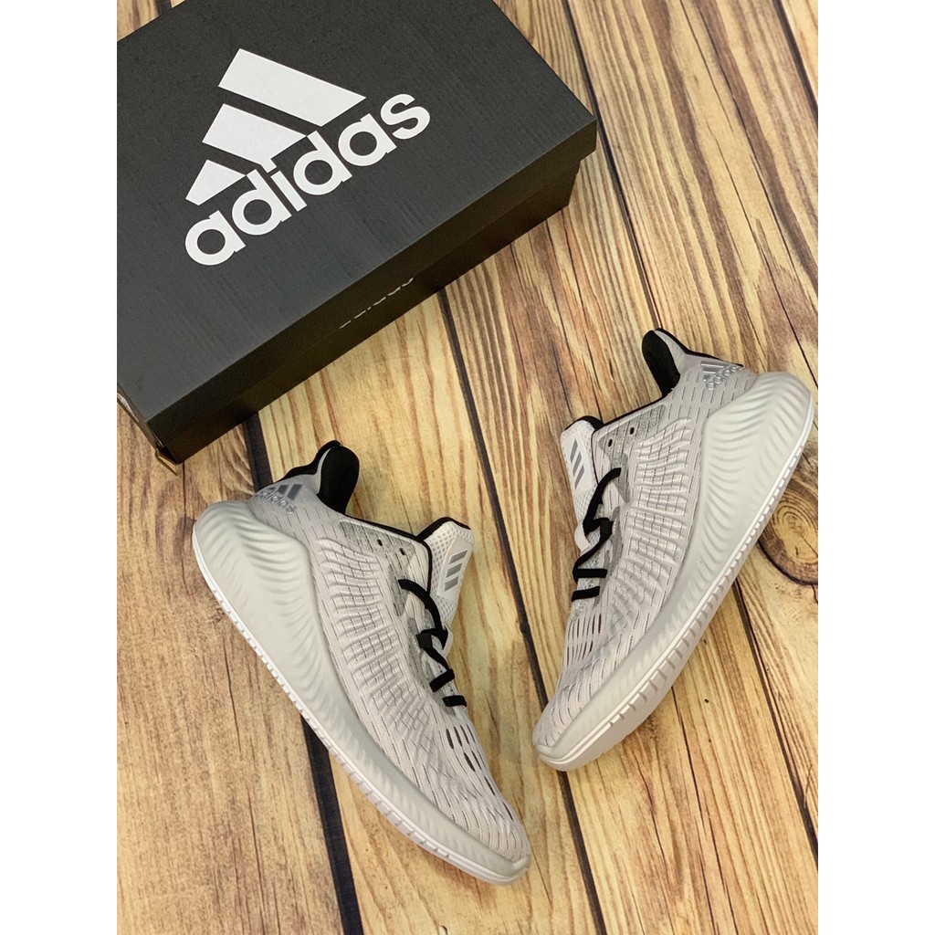 Giày Alpha Bounce 2019 nam bền êm gym thể thao thời trang (xám bạc)