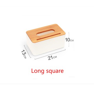 Hộp Đựng Khăn Tắm Nắp Gỗ