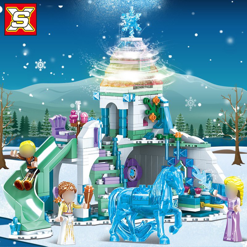 (có sẵn) bộ đồ chơi lắp ráp Friends SX3056 lễ hội băng tuyết của hoàng gia