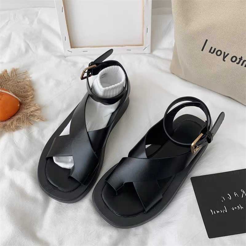 Sandal ulzzang quai chéo xỏ ngón hot