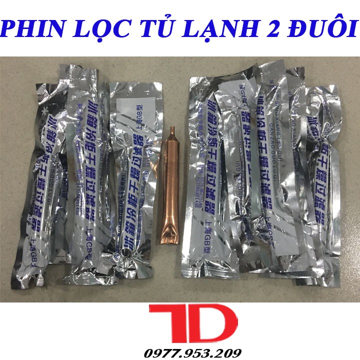 COMBO 10 Phin lọc tủ lạnh 2 đuôi Trung Quốc Loại nhỏ