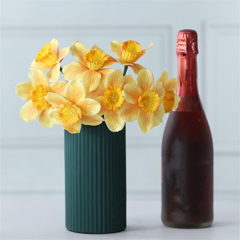 Hoa Giả Để Bàn Trang Trí Phòng Khách KENT1 Narcissus Daffodil