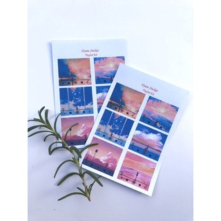 Bullet Journal sticker - Playlist Kit Cloudy