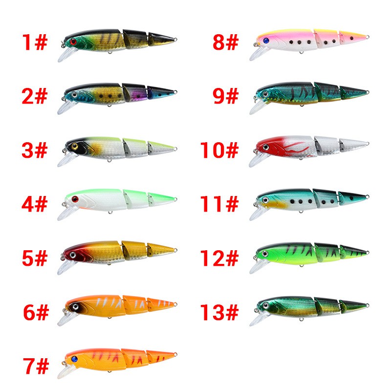 1 Mồi Giả Câu Cá Mồi câu cá nổi bằng nhựa Mồi câu cá thủ công 11.5cm / 15.4g
