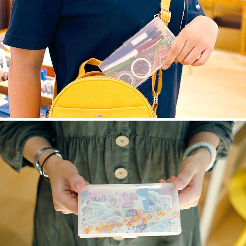 Hộp Đựng Bút Bằng Nhựa Sức Chứa Lớn Tiện Dụng