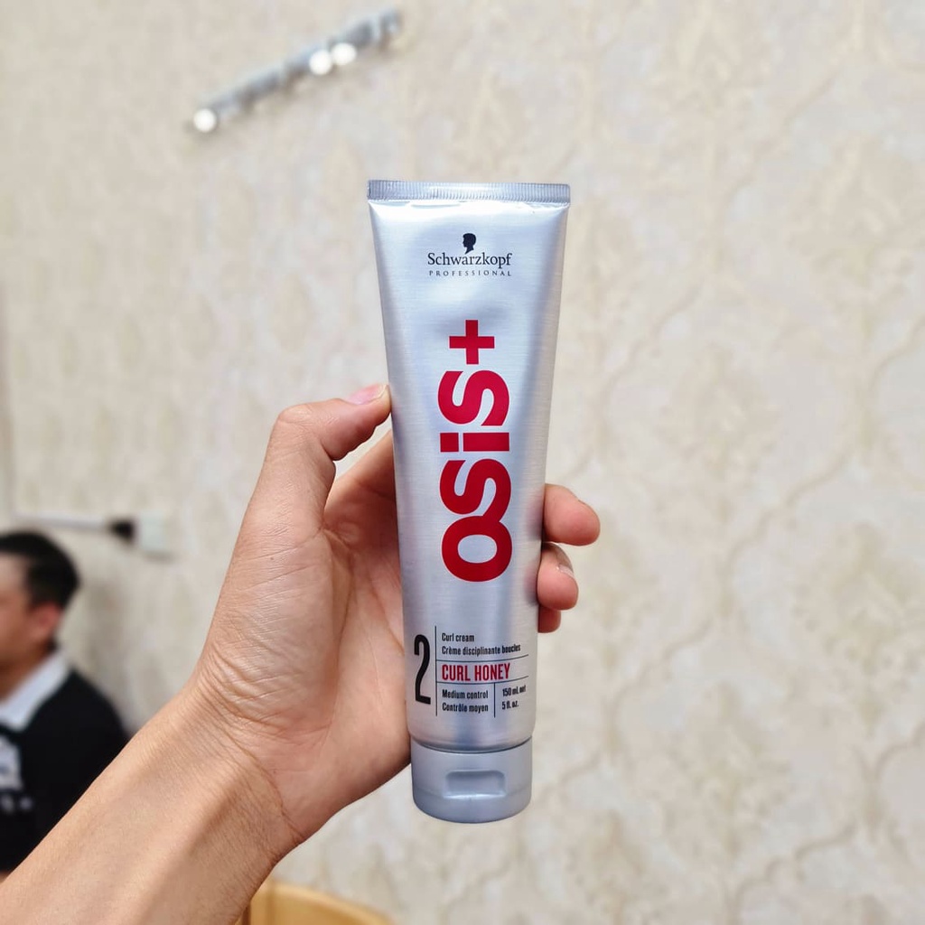 [CHÍNH HÃNG]  KEM TẠO KIỂU GIỮ NẾP CHO TÓC UỐN VÀ CHỐNG NHIỆT OSIS CURL HONEY 150ML - OSIS +2