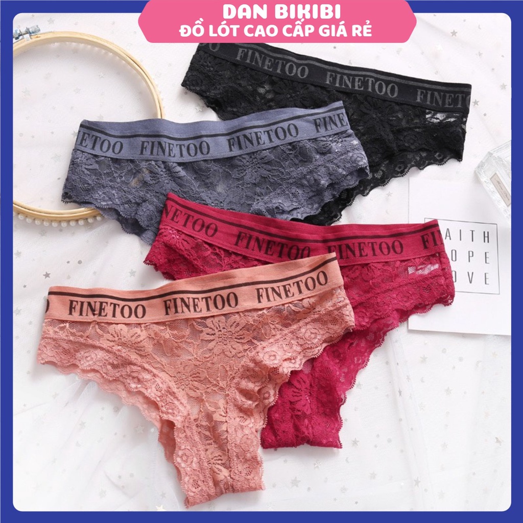 Quần Lót Nữ ❤️FREESHIP❤️ Quần Lót Ren Nữ thêu hoa quyến rũ gợi cảm lên dáng sexy mã L002