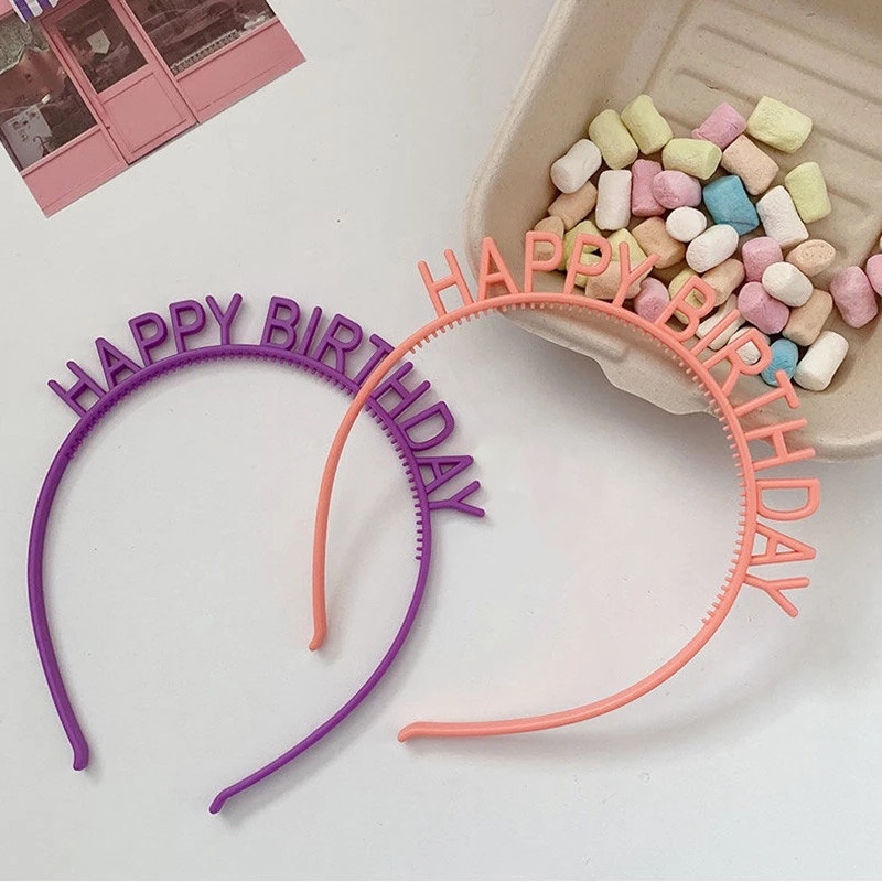 1 Băng Đô Chữ Happy Birthday Cho Bé