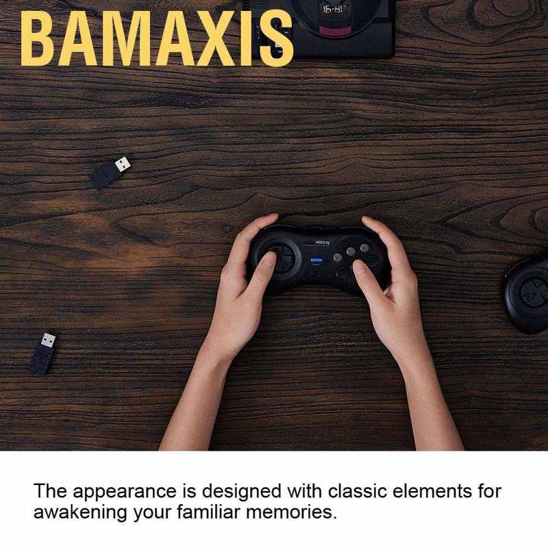 Tay Cầm Chơi Game Không Dây Bamaxis 8 Bitdo M30 Md Mini 2.4g Cho Sega Mini/Genesis Mini/Switch