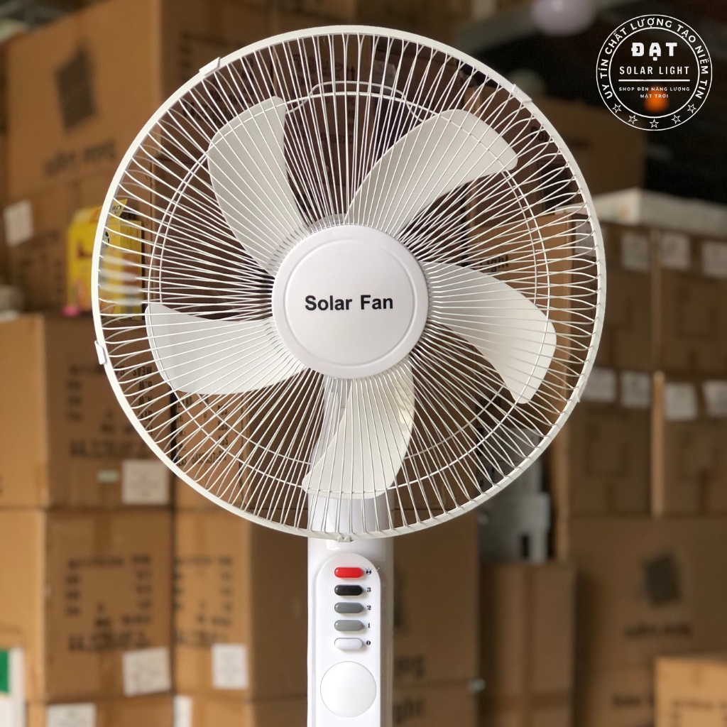 Quạt năng lượng mặt trời phím cơ solar fan KEY-198 chất lượng đi cùng niềm tin