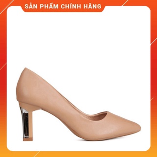 Giày cao gót 7cm - giày công sở HT.NEO da siêu mềm đi êm chân, kiểu dáng trẻ trung, gót tạo điểm nhấn cực sang  CS163