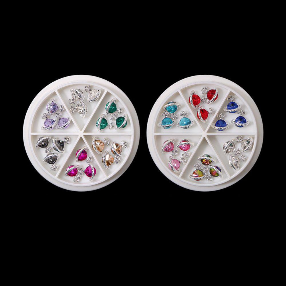 [Hàng mới về] Hạt đá hình hành tinh 3D đính trang trí móng tay DIY