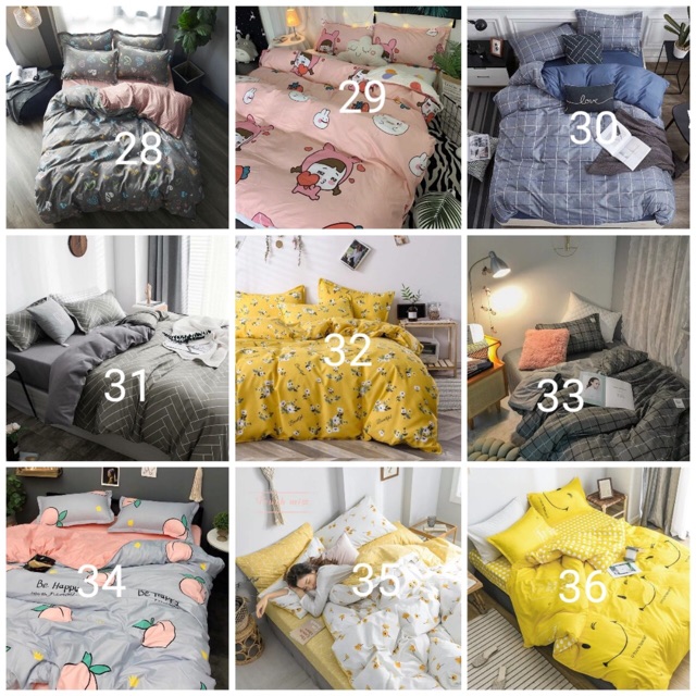 Sét chăn ga gối cotton poly nhập (ib để chọn mầu) | BigBuy360 - bigbuy360.vn