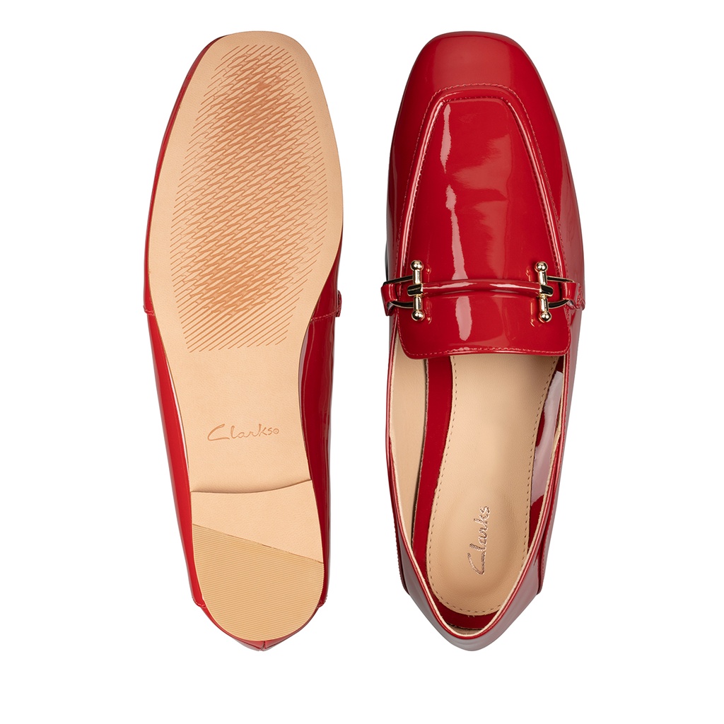 Giày Da Nữ - Pure2 Loafers Màu Đỏ