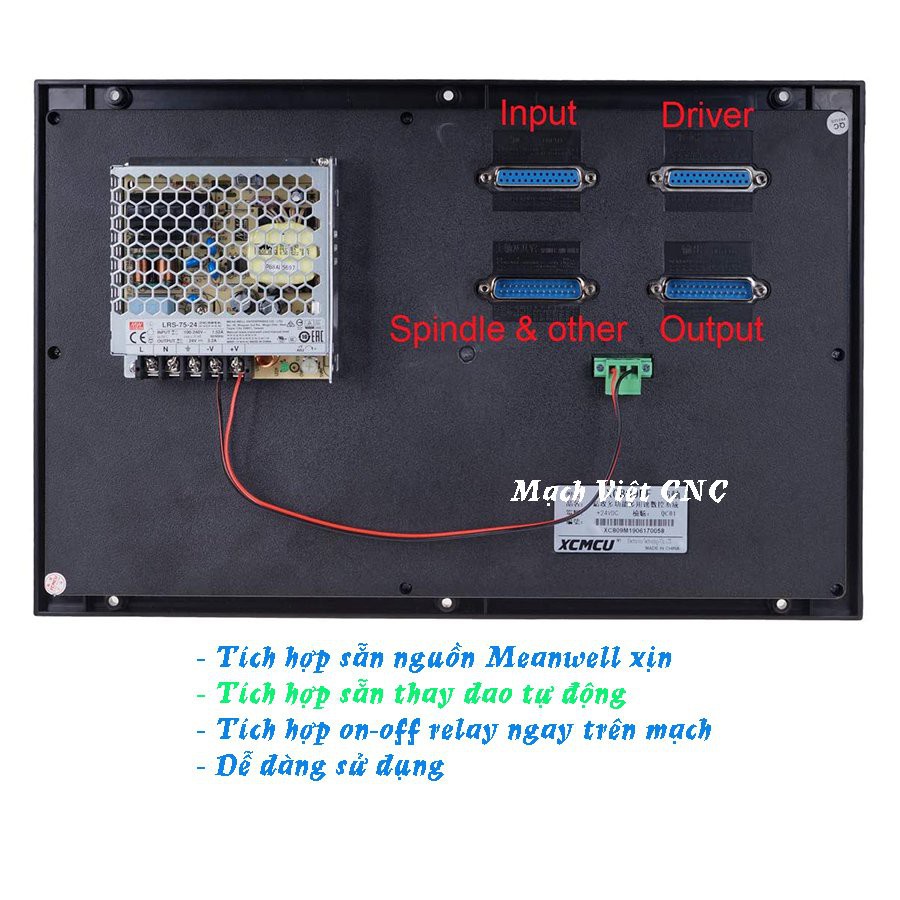 Bộ điều khiển máy CNC máy phay, máy tiện XC809T – XC809D Series