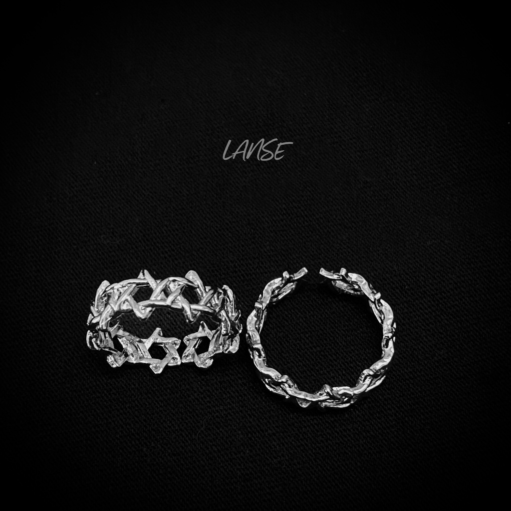 Nhẫn hở hình ngôi sao năm cánh thời trang