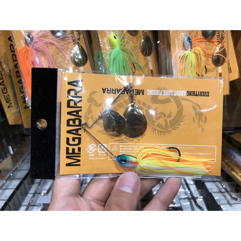 MỒI CÂU CÁ CHÍNH HÃNG MEGABARRA Spinner