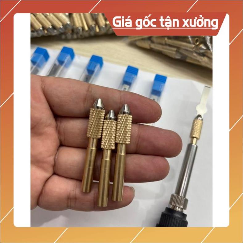 (Kho LPK Zin) ĐẦU NHIỆT ĐỒNG LẮP TAY HÀN VÀ LƯỠI DAO