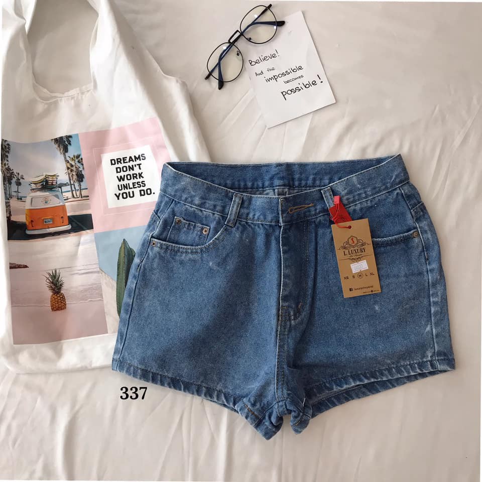 free [HOT] QUẦN SHORT JEANS XANH DƯƠNG (DENIM) - FIINSTORE (Đọc mô tả để lựa size) giá sốc